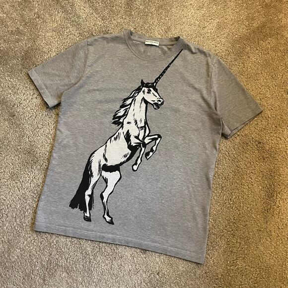 Authentic Balenciaga Unicorn Tee Grey L